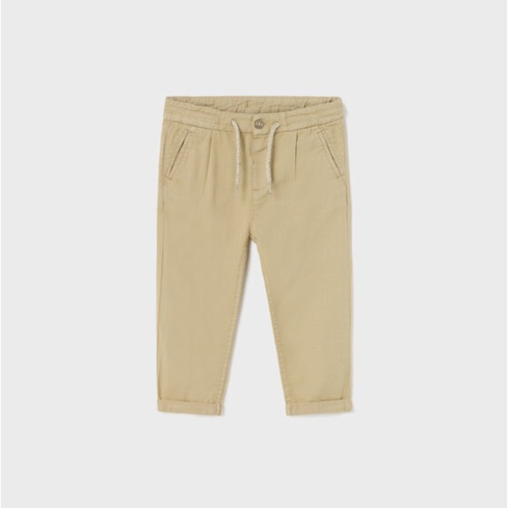 Size 9 months Mayoral Kids Tan Casual Trousers
